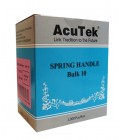Acupuncture Needle (Spring Handle Bulk 10)  "AcuTek”brand (34# 1 inch) 1000 Pcs/ Box